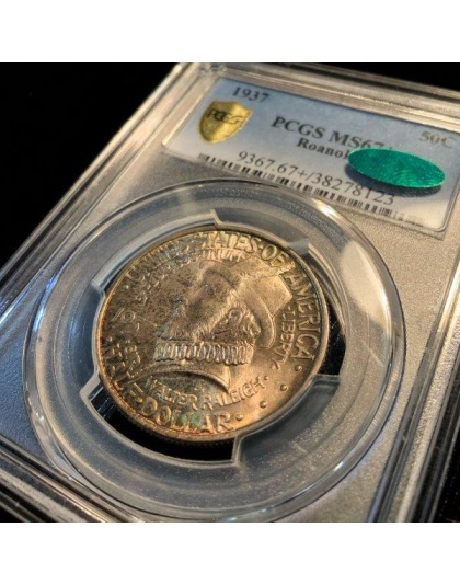 1937 Roanoke MS67+ CAC PCGS