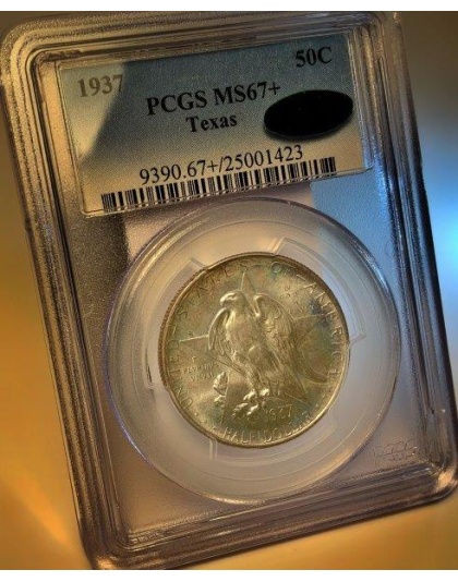 1937 Texas MS67+ CAC PCGS