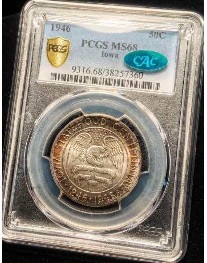 1946 Iowa MS68 CAC PCGS