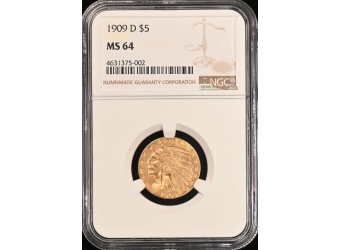 $5 Indian MS-64
