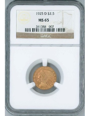 $2.50 Indian MS-65