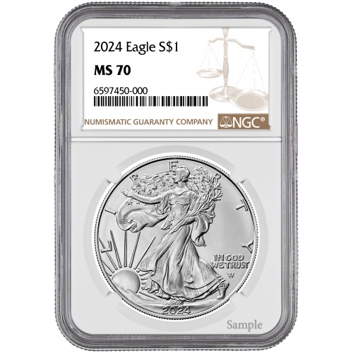 2025 1 American Silver Eagle NGC MS70