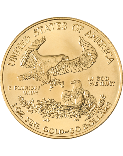 $50 Gold American Eagle Common Date