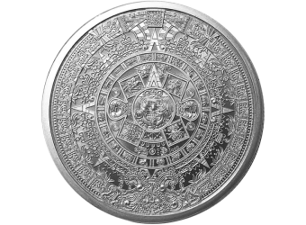 1 oz Aztec Calendar Silver Rounds