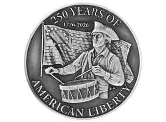 2026 AMAC 1 oz America 250 Drummer Boy Silver Round