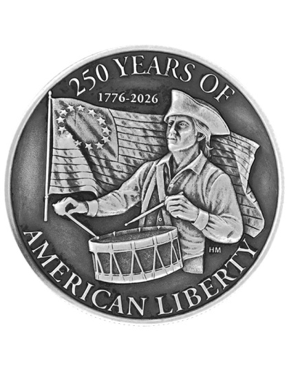 2026 AMAC 1 oz America 250 Drummer Boy Silver Round