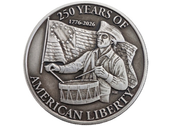 2026 AMAC 1 oz America 250 Drummer Boy Silver Round
