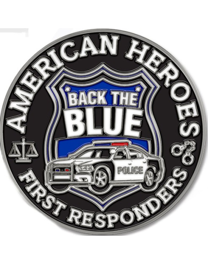AMAC First Responders Police Challenge Coin