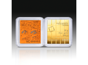 20 Gram Gold Combi Valcambi Bar