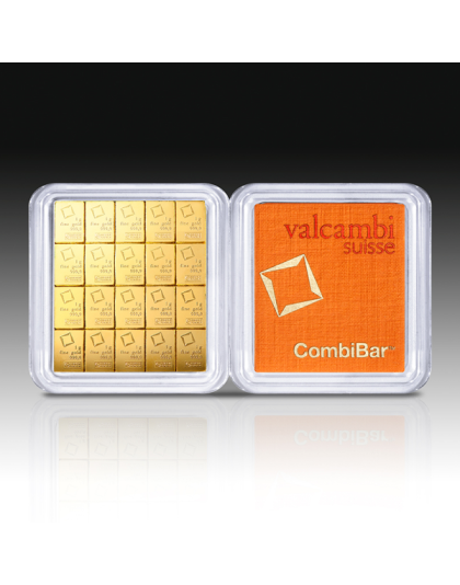 20 Gram Gold Combi Valcambi Bar