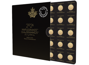 2026 25 Gram Gold Maplegram