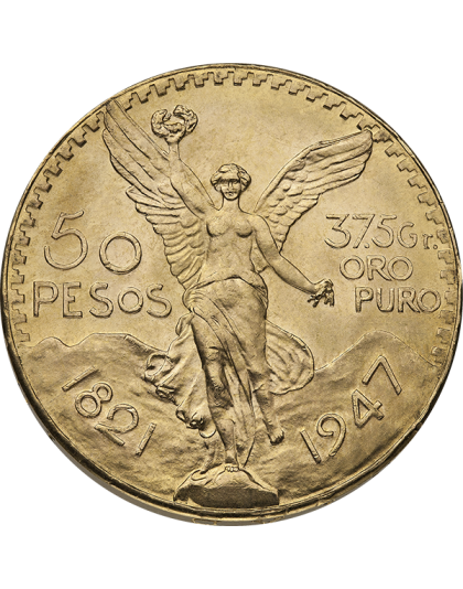 50 Peso Mexican Gold