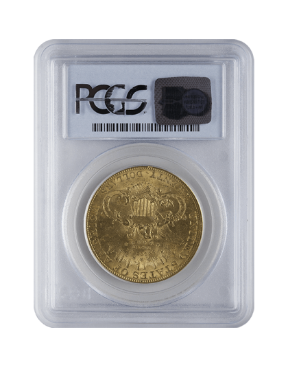 Common Date $20 Liberty ms62