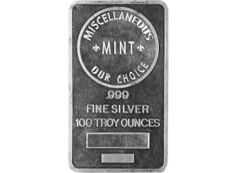 100 oz Silver Bar (Any Design)