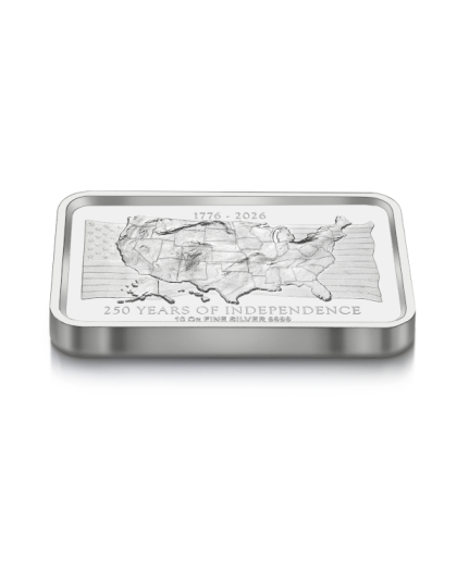 10 oz Silver Bar U.S. Independence