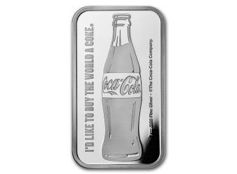 1 oz Silver Bar Coca Cola