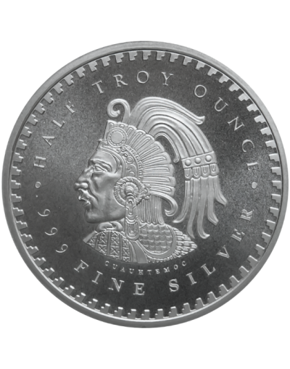 1/2 oz Aztec Calendar Silver Round