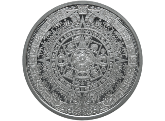 1/2 oz Aztec Calendar Silver Round