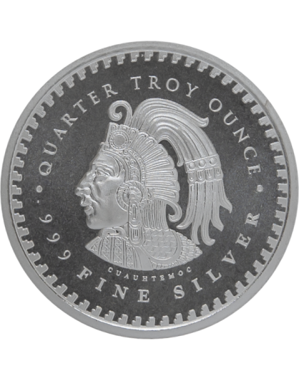 1/4 oz Aztec Calendar Silver Round