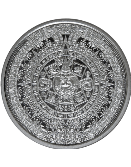 1/4 oz Aztec Calendar Silver Round