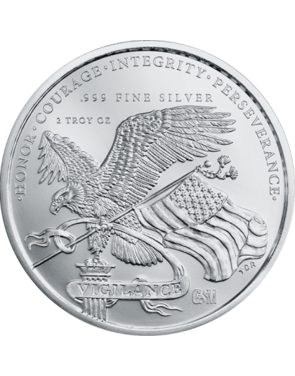 2 oz Silver 250th Anniversary Round