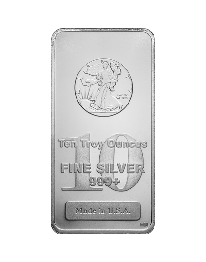 10 oz Silver Bar (Any Design)