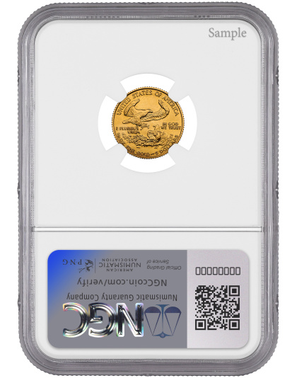 1986 1/10 oz American Gold Eagle MS69