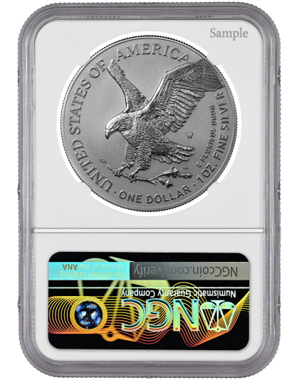 1776-2026-W 1 oz American Silver Eagle Enhanced Finish Liberty Bell Privy U.S. Mint Director Paul Hollis Signed NGC MS70