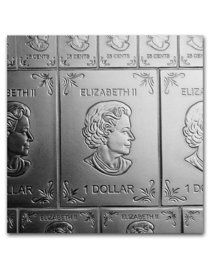 2 oz .9999 Silver Bar - Royal Canadian Mint Maple Flex Bar (Random Date)