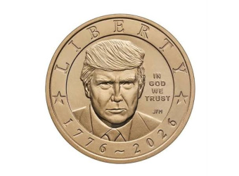 2026 $1 President Donald J. Trump Semiquincentennial Coin