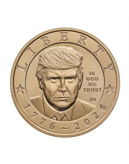 2026 $1 President Donald J. Trump Semiquincentennial Coin
